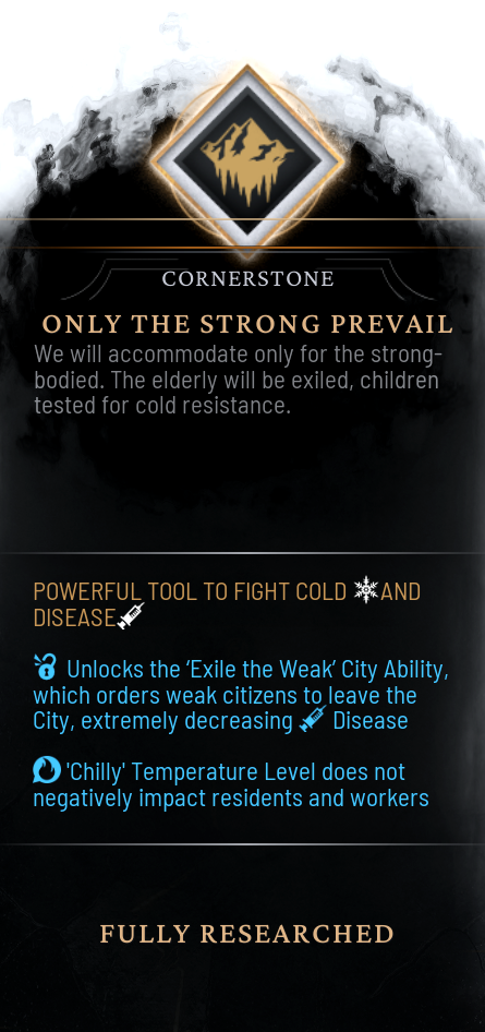 Only the Strong Prevail